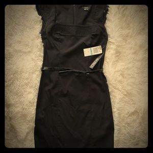 Xoxo black  belted sheath dress